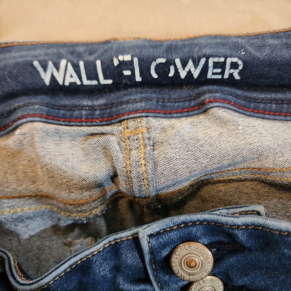 Wallflower Denim Jean shorts Size 9 - Picture 15 of 16